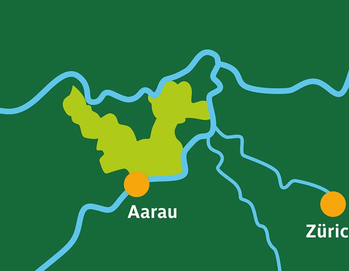 Broschüren des Jurapark Aargau